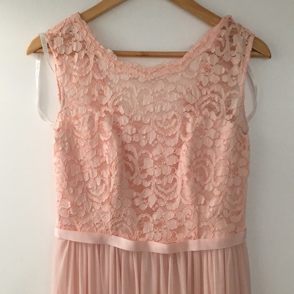 David’s Bridal Petal Lace Top Dress - Picture 4 of 5